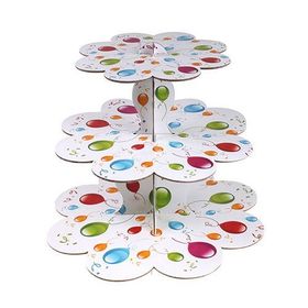 KullanAtMarket Balonlu 1 Adet Cupcake Standı