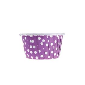 KullanAtMarket Dolphin 25'li Mor Puantiyeli Muffin Kek Kapsülü