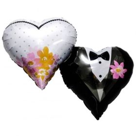 KullanAtMarket Gelin Damat Kalp Folyo Balon