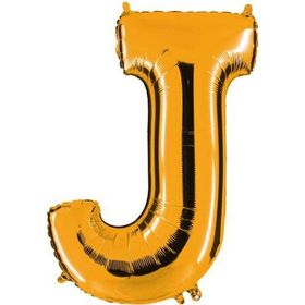 KullanAtMarket J Harf Altın Folyo Balon