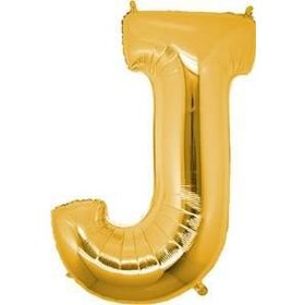 KullanAtMarket J Harf Altın Folyo Balon