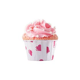 KullanAtMarket Kalp Puantiyeli Muffin Kek Kapsülü