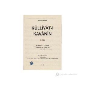 Külliyat-ı Kavanin 2 Cilt Takım - Karakoç Sarkis