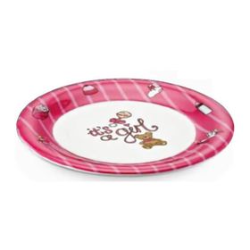 Külsan Thermoset 19 cm Pembe 6 Adet Baby Life Bebek Tabağı