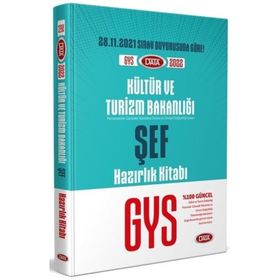 Kültür ve Turizm Bakanlığı Gys Şef Hazırlık Kitabı - Data Yayınları