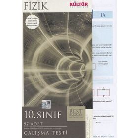 Kültür Yayıncılık 10. Sınıf Fizik Best Çalışma Testi