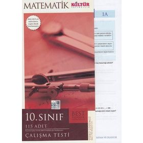 Kültür Yayıncılık 10. Sınıf Matematik Best Çalışma Testi