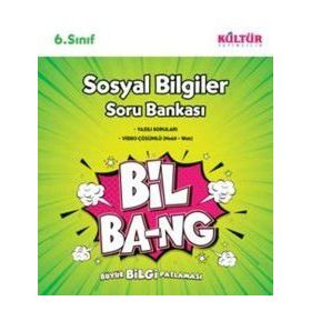 Kültür Yayıncılık 6. Sınıf Sosyal Bilgiler Bil Bang Soru Bankası
