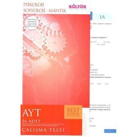 Kültür Yayıncılık AYT Psikoloji Sosyoloji Mantık Best Çalışma Testi