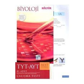 Kültür Yayıncılık TYT AYT Biyoloji Best Çalışma Testi