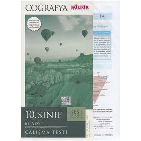 Kültür Yayınları 10. Sınıf Coğrafya Best Çalışma Testi