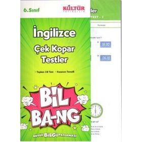 Kültür Yayınları 6. Sınıf İngilizce Bil-bang Çalışma Testi