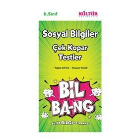 Kültür Yayınları 6. Sınıf Sosyal Bilgiler Bil-bang Çalışma Testi