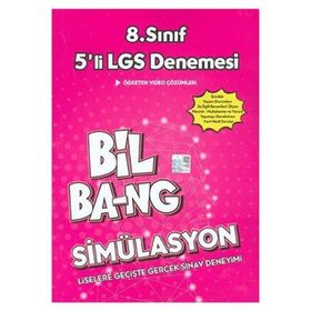 Kültür Yayınları 8. Sınıf Simülasyon 5'li LGS Denemesi