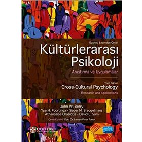 Kültürlerarası Psikoloji - John W. Berry Ype H. Poortinga Seger M. Breugelmans Athanasios Chasiotis David L. Sam