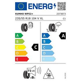 Kumho 235/55 R18 104V XL WinterCraft WP52 Plus Kış Lastiği 2025