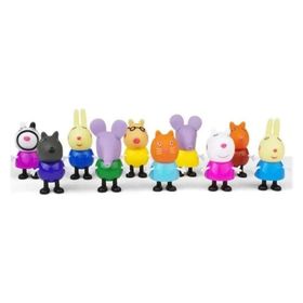 Kumik Peppa Pig Arkadaslari 10'lu Figür Oyuncak