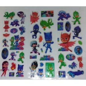 Kumik Pj Masks 3'lü Set Sticker