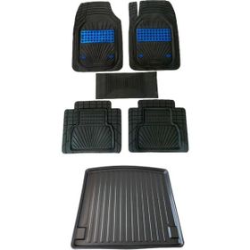 Kumsal Otomotiv Dacia Sandero Stepway HB 2008 ve Sonrası Bagaj Havuzu Negro Mavi Oto Paspas Seti