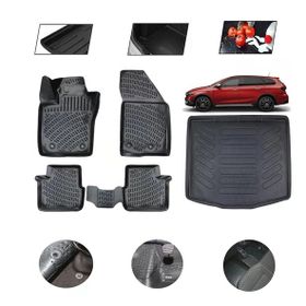 Kumsal Otomotiv Fiat Egea STW 2016-2021 Arası 4D Havuzlu Oto Paspas ve Bagaj Set
