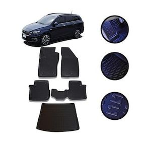 Kumsal Otomotiv Fiat Egea STW 2016-2021 Arası 4D Havuzlu Oto Paspas ve Bagaj Set