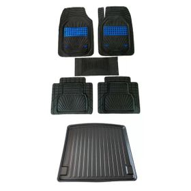 Kumsal Otomotiv Hyundai Accent Era Sedan 2006 ve Sonrası Bagaj Havuzu Negro Mavi Oto Paspas Seti