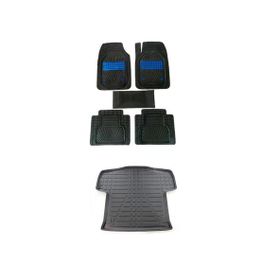 Kumsal Otomotiv Nissan Qashqai 2014-2020 4D Negro Mavi Paspas ve Maxi Havuzlu Üst Bagaj Havuzu