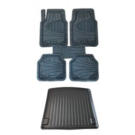 Kumsal Otomotiv Volkswagen Golf 7 HB 2013 2019 Bagaj Havuzu 3D Star Siyah Oto Paspas