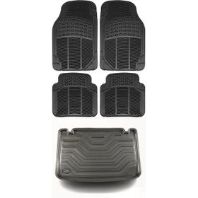 Kumsal Otomotiv Volkswagen Passat B5 Sedan 1997-2005 Bagaj Havuzu Badem Siyah Oto Paspas Seti
