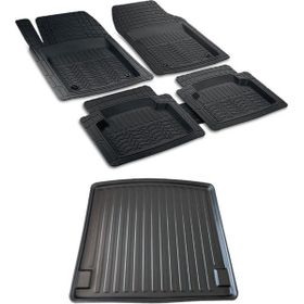 Kumsal Otomotiv Volkswagen Passat B7 Sedan 2011-2014 Bagaj Havuzu 3D Profesyonel Siyah Oto Paspas