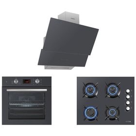 Kumtel DA6 835 - KO 40TAHDF - B66 SF2 Antrasit Gri 3'lü Ankastre Set