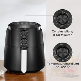 Kumtel HAF-01 4.7 lt Siyah Airfryer
