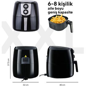 Kumtel HAF-03 Fastfryer XXL 8.5 lt Airfryer
