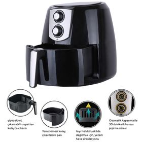 Kumtel HAF-03 Fastfryer XXL 8.5 lt Airfryer