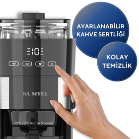 Kumtel HFCM-02 Dijital Filtre Kahve Makinesi