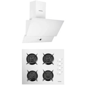 Kumtel KO 40 TAHDF - DA6 830 Beyaz 2'li Ankastre Set