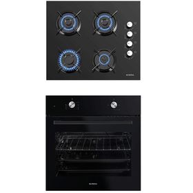 Kumtel KO-40TAHDF-B66-S2 Siyah 2'li Ankastre Set