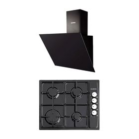 Kumtel KO-410 BF - DA6-833 Siyah Ankastre Set