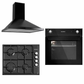 Kumtel KO-A6S2 + KO-410 BF + DP6S Siyah Ankastre Set