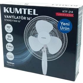 KUMTEL KTF-214 Beyaz Vantilatör