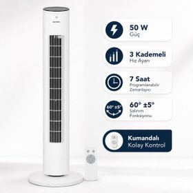 Kumtel KTF-360 Kule Tipi Vantilatör