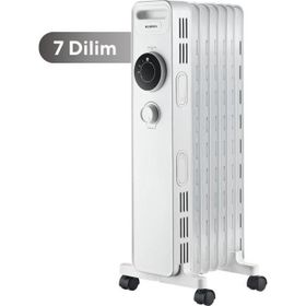 Kumtel KUM-1220S 7 Dilim Beyaz Radyatör
