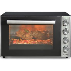 Kumtel LX-9645 Piliç Çevirmeli Gri Turbo 70 lt Midi Fırın