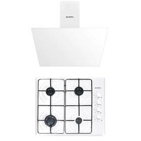 Kumtel M6-40BF - DA6-833 Beyaz 2'li Ankastre Set