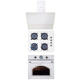 Kumtel Rustik Bej DA6 835 - KO 40 TAHDF - B66 SF2 3'lü Ankastre Set