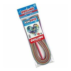 Kumtoys Quilling 5 mm 15 Farklı Renk Kağıt Kıvırma Sanatı