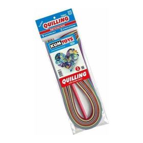 Kumtoys Quilling 5 mm 15 Farklı Renk Kağıt Kıvırma Sanatı