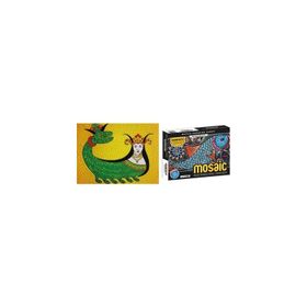 Kumtoys Tavus Kuşu Desenli 30x40 cm Jel Mozaik Kabartma Sanatı