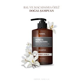 Kundal Kırılma Karşıtı Besleyici Honey Macadamia Nature 500 ml Amber Vanilla Bakım Şampuanı