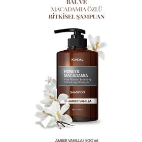Kundal Kırılma Karşıtı Besleyici Honey Macadamia Nature 500 ml Amber Vanilla Bakım Şampuanı
